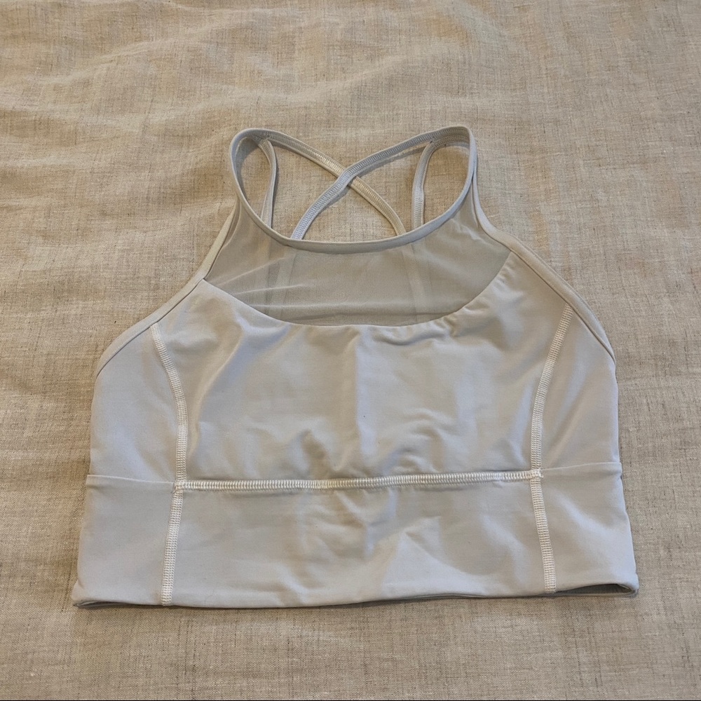 lululemon athletica Sports Bra in Light Gray
